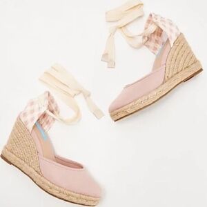 Draper James | OLIVIA ESPADRILLE WEDGES | Pink | 7.5